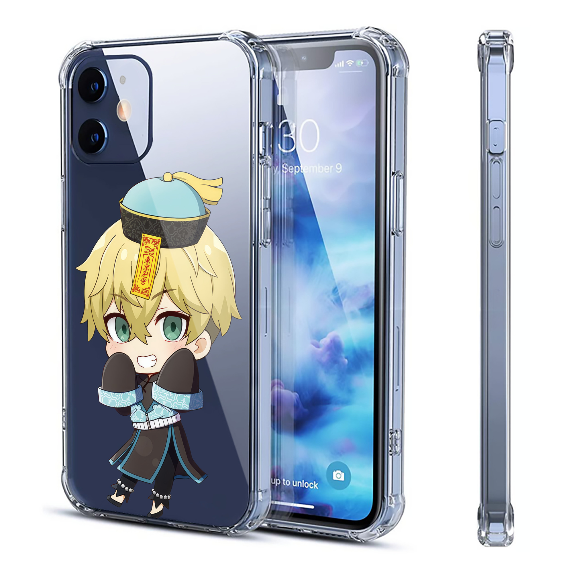 （画像用） 東京リベンジャーズ Tokyo Revengers 【iPhone 12シリーズ対応】透明スマホケース（クリアソフトケース）